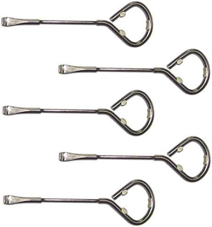 5 Pack Paint Can Opener, Bottle Opener, Metal Paint Can Opening Tool, 5 Pack Steel Paint Can Tool