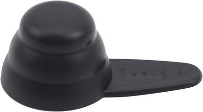 Black Plastic Coffee Scoop Measuring Scoop Suitable for Ground Beans Coffee Beans Tea,Coffee,Tea and Espresso,Kitchen and Dining