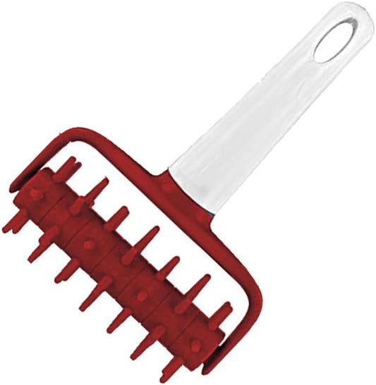 Pizza Dough Docker Docker Dough Bubble killer Dough Roller Docker Dough Blistering Killer (Red)