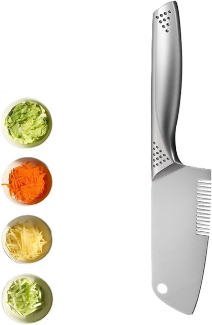 Stainless Steel Peeler, Handheld Multi-Purpose Julienne Vegetable Slicer Tool for Carrot, Cucumber with Comfort Handle & Hanging Hole (1PC)