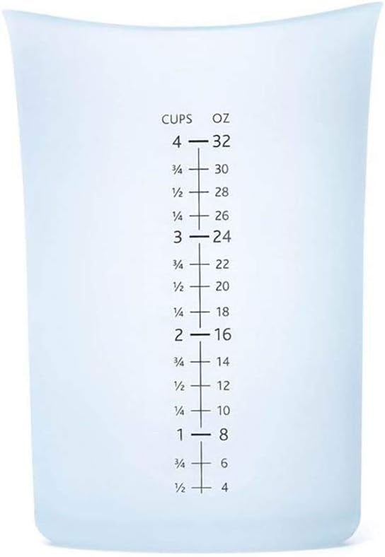 iSi North America Mini Measuring Cup Flexible Silicone, 2-Ounce, Clear