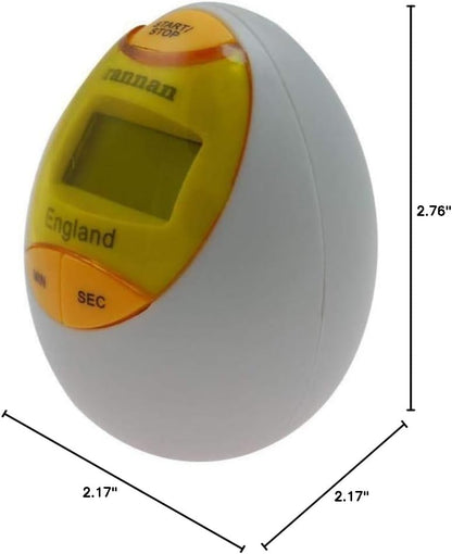 Brannan Digital Kitchen Timer for Cooking and Baking with Led Countdown Timer Numbers with Alarm Fun Kids Egg Design