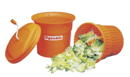 Dynamic Mixers E001 Commercial Manual Salad Spinner, 2.5 Gallon Capacity, SD99, Orange