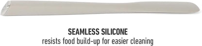 Calphalon Prime Scraper Set, 2-Piece Silicone Kitchen Scraper Set, Flexible Baking & Cooking Scrapers, Heat-Resistant Nonstick-Safe Tools with Ergonomic Handles, Navy