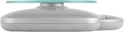 Taylor 11LB Capacity Digital Glass Top Kitchen Scale with LCD Display, Weight in Grams and Ounces for Baking, Cooking, and Meal Prep, Silver