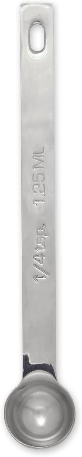 RSVP International Endurance Kitchen Collection Open Stock Measuring Spoon, Stainless Steel, Dishwasher Safe, 0.5-Teaspoon