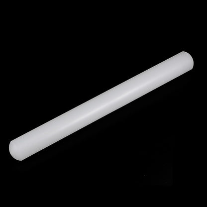 HARFINGTON 13 Inch x 0.98 Inch PP Plastic Non-Stick Fondant Rolling Pin - Dough Roller for Cookie, Pastry, Pizza, Clay - Kitchen Decorating Tools