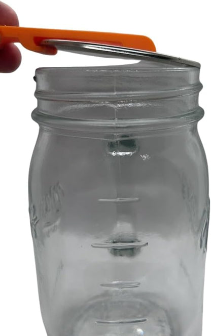 Canning and Mason Jar Opener, Easy Release Vacuum Seal for all lids magnetic (Black)