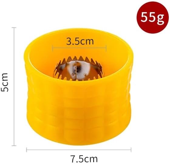 Premium Corn and Vegetable stripper and peeler with 8 Stainless Steel blades for Smooth, Safe, and Quick Corn Cutting, Easily Removes kernels from corn cob