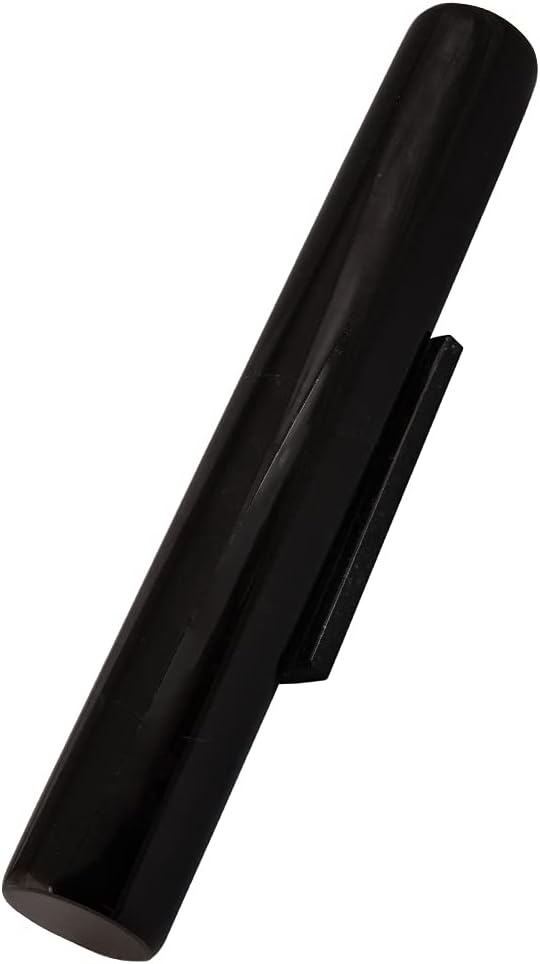 Marblous Krafts Marble French Rolling Pin for Dough, Black 12.5" Inches marble rolling pin with stand - rolling pins for baking and dough roller.