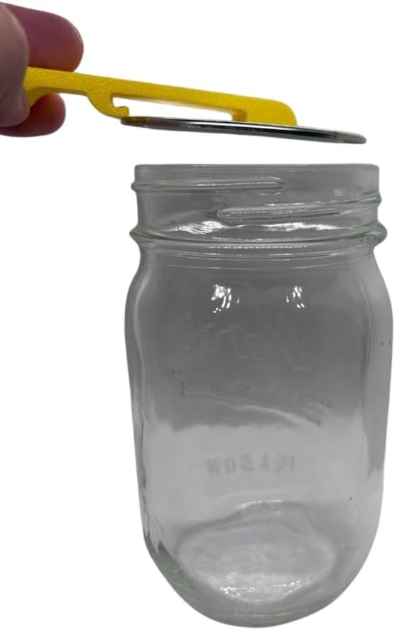 Canning and Mason Jar Opener, Easy Release Vacuum Seal for all lids magnetic (Black)