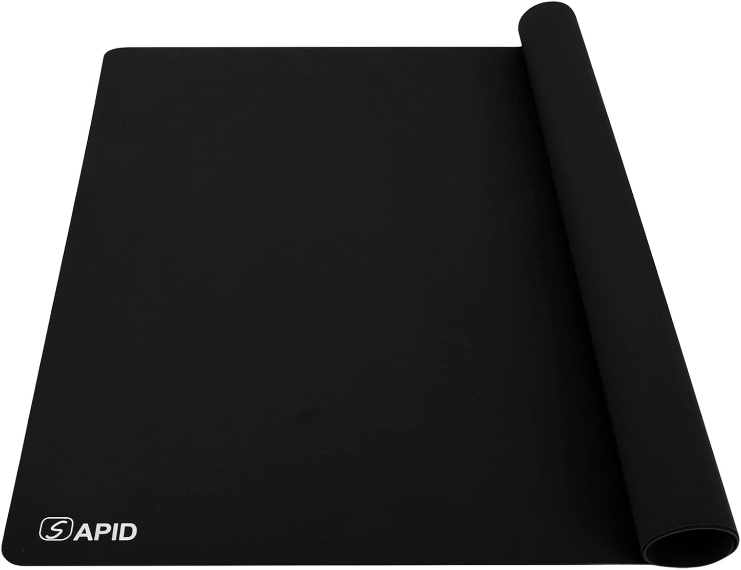 Extra Large Silicone Mat 36" x 24" Place Mats, Heat Resistant Mat for Kitchen Countertop Protector, Thick Placemats Washable Silicone Mats for Kitchen Counter Mat Dining Table Mat, Grey, Sapid