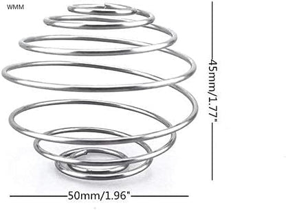 4 Pcs 2.1-Inch Large Size Shaker Balls for Protein Shakes,Milkshake and Salad Dressing,304 Stainless Steel Shaker Ball