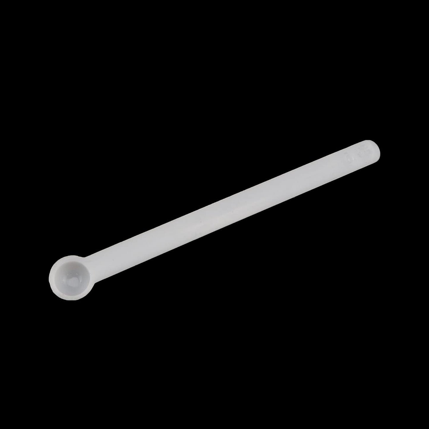 MEETOOT 50pcs 0.15ml Static-Free Micro Scoop Mini Milligram Measuring Spoons, White