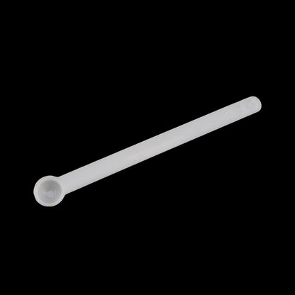 MEETOOT 50pcs 0.15ml Static-Free Micro Scoop Mini Milligram Measuring Spoons, White