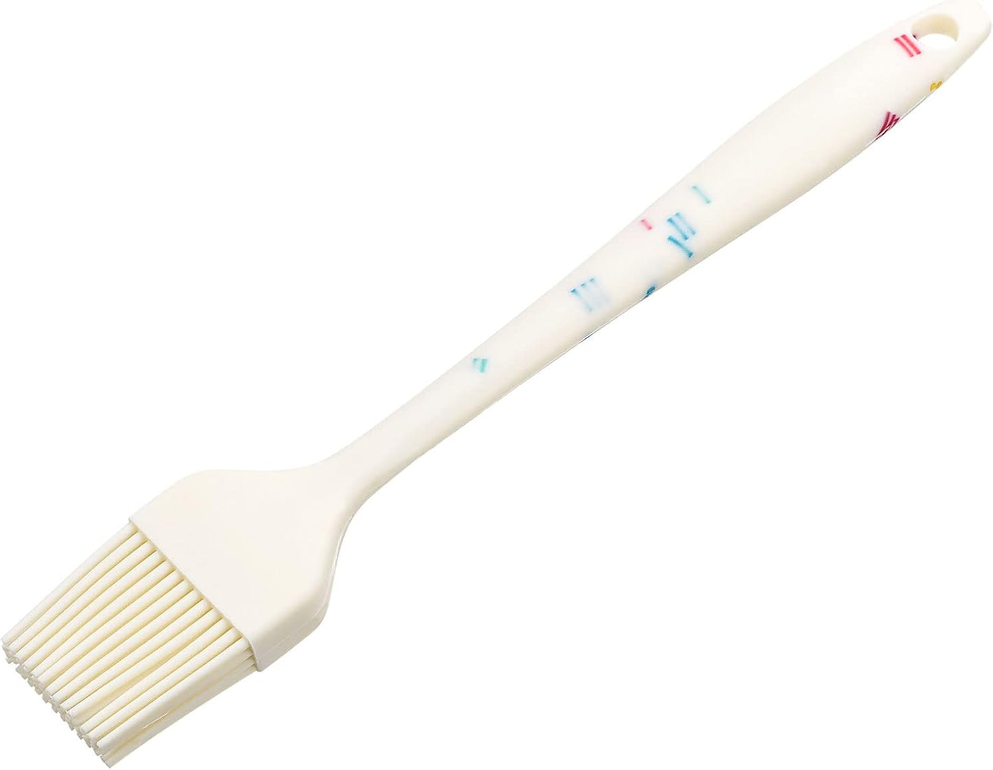 uxcell Basting Pastry Brush, 8" Silicone Flexible Brushes for Baking, Cooking, Grilling, White