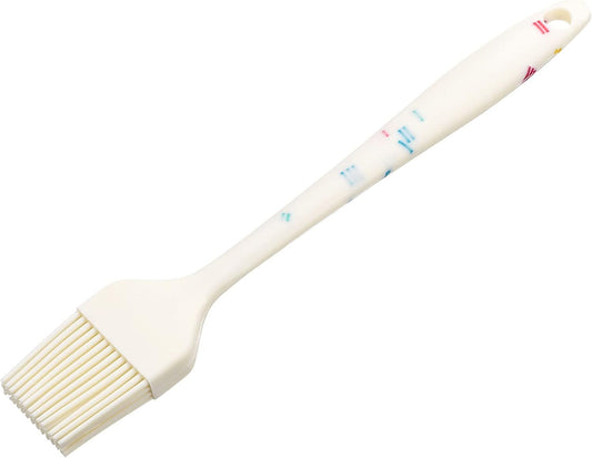 uxcell Basting Pastry Brush, 8" Silicone Flexible Brushes for Baking, Cooking, Grilling, White