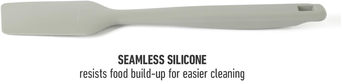 Calphalon Prime Scraper Set, 2-Piece Silicone Kitchen Scraper Set, Flexible Baking & Cooking Scrapers, Heat-Resistant Nonstick-Safe Tools with Ergonomic Handles, Navy