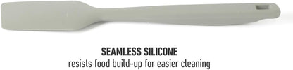 Calphalon Prime Scraper Set, 2-Piece Silicone Kitchen Scraper Set, Flexible Baking & Cooking Scrapers, Heat-Resistant Nonstick-Safe Tools with Ergonomic Handles, Navy