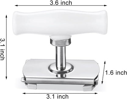 Jar Opener Stainless Steel Adjustable Tool for 1-4 inches Bottle Can Lids, Fit Seniors, Arthritis, Women, Chilren, Weak Hands