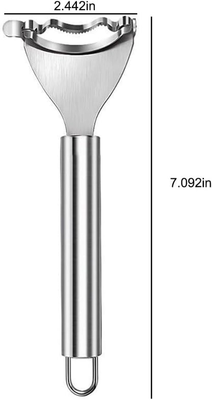 Corn Planer Cutter Thresher Peeler, Corn Thresher Cob Stripper Tool, Premium Stainless Steel Multifunctional Kitchen Grips Corn Planer Cob Cutter Kernels, with Hand Protect