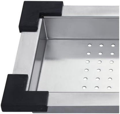 KRAUS Stainless Steel Colander for Workstation Kitchen Sink, CS-6