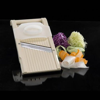 Benriner Super Slicer, with 4 Japanese Stainless Steel Blades, Beige