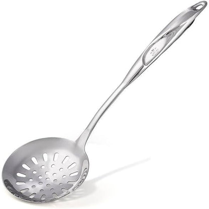 Zulay Kitchen Stainless Steel Spatula - 14.8” Heat-Resistant Metal Slotted Turner for Cooking, Frying & Grilling - Durable, Rust-Proof & Dishwasher Safe Kitchen Utensil for Everyday Use