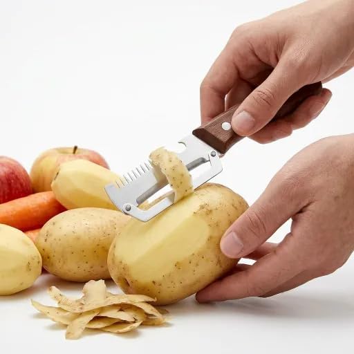 Vegetable Peeler, Peelers For kitchen,Kitchen Peeler with Stainless Steel Blade for Effortless Peeling, Slicing & Easy Grip Handle (1)