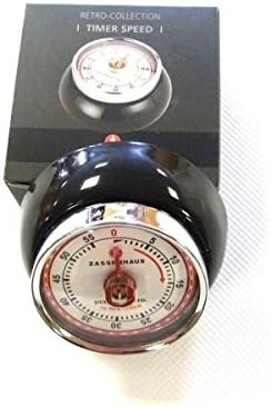 Zassenhaus Magnetic Retro 60 Minute Kitchen Timer, 2.75-Inch, Teal