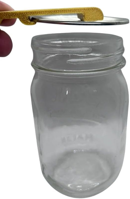 Canning and Mason Jar Opener, Easy Release Vacuum Seal for all lids magnetic (Black)
