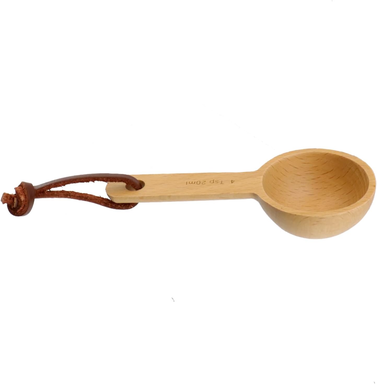 30ml Wood Measuring Spoon and Scoop Wooden Tablespoon 30ml Measuring Scoop 2 TBSP Retro Coffee Spoons for Dry Ingredients Ground Tea Spice (Wood Color, 2TBSP)