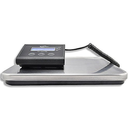 Weighmax W-2809 90 LB X 0.1 OZ Durable Stainless Steel Digital Postal Scale, Shipping Scale With AC adapter, 1 Pack