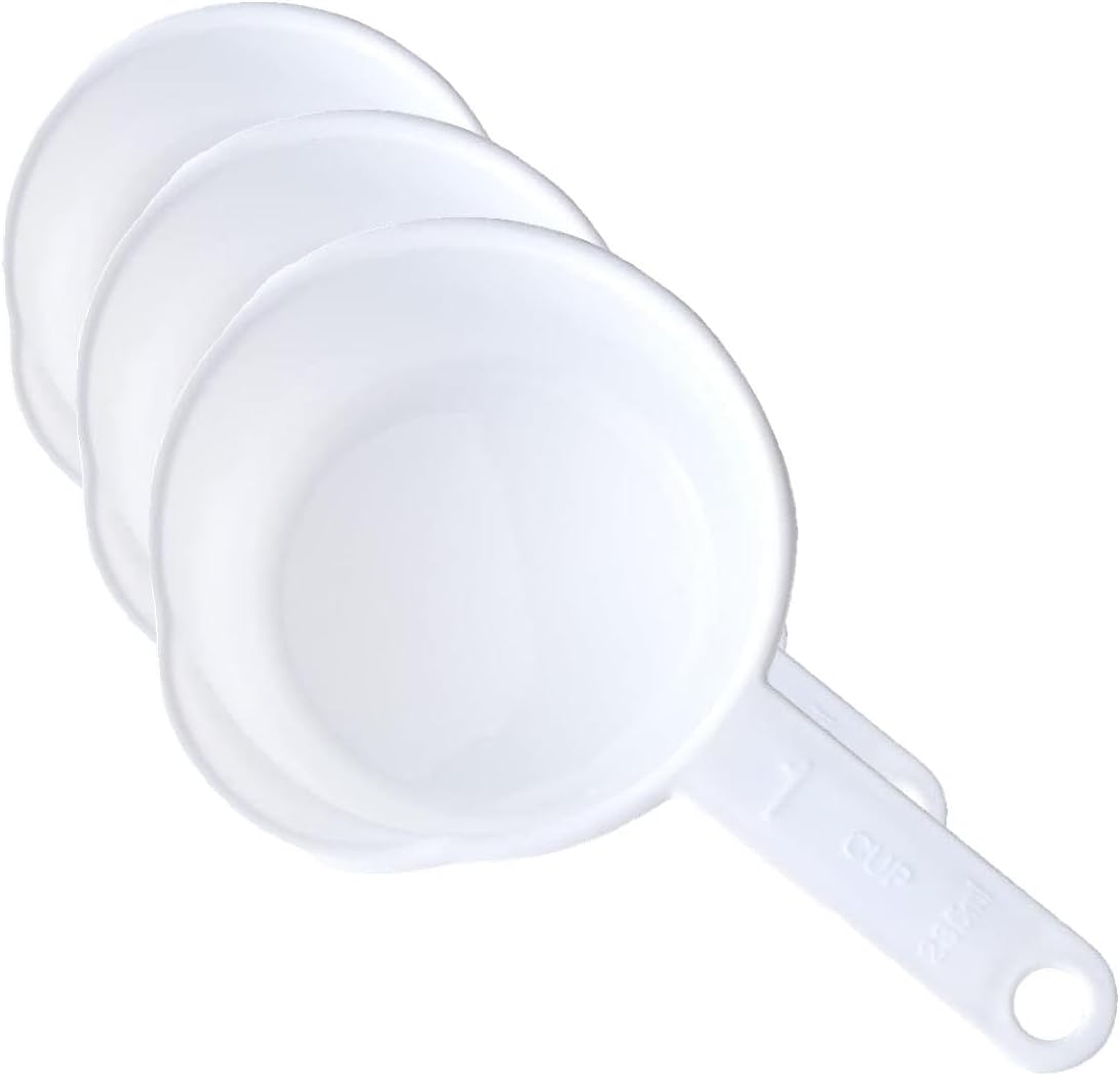 Chef Craft Select Measuring Cup Set, 1/4, 1/3, 1/2 and 1 cup, White
