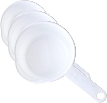 Chef Craft Select Measuring Cup Set, 1/4, 1/3, 1/2 and 1 cup, White