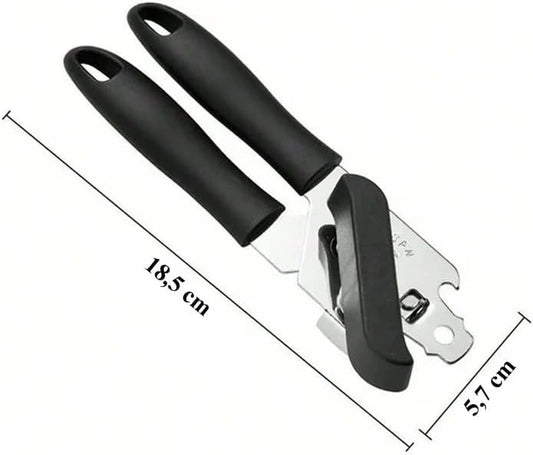 Manual Handheld Can Opener for Home and Commercial Use – Multifunctional, Smooth Edge (Size E)