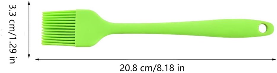 Silicone Oil brush, for BBQ Kitchen Cooking Baking and Grilling (3 PCS,orange)