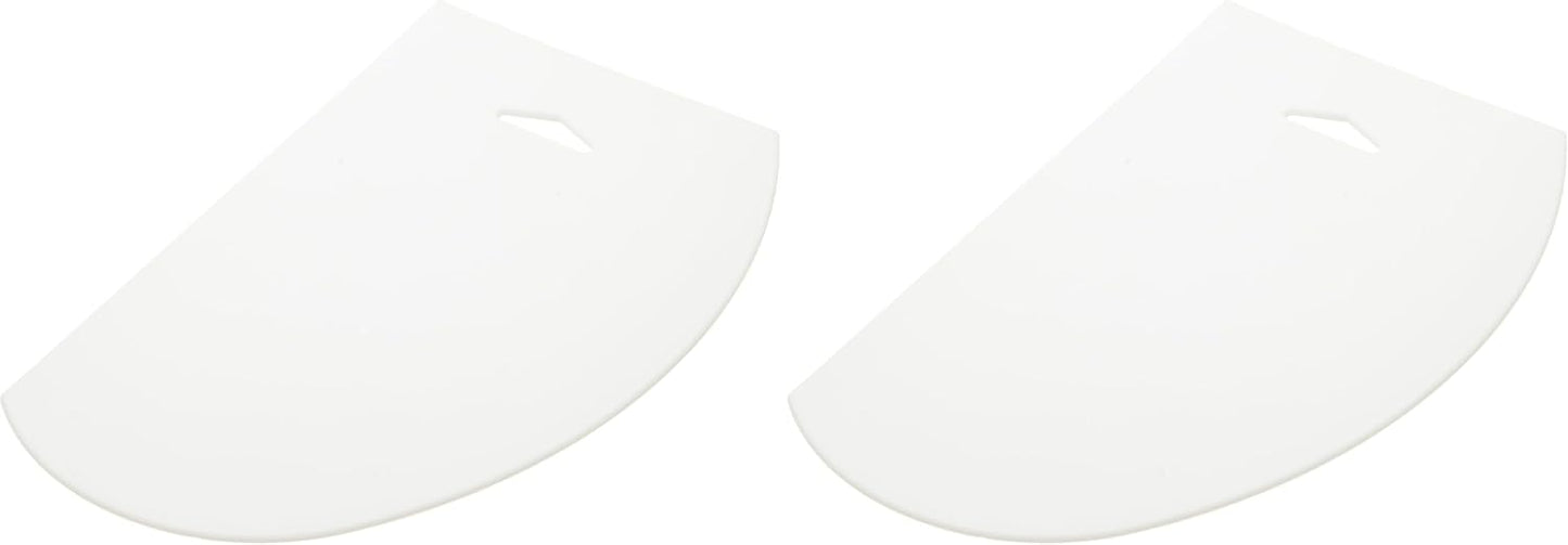 Ateco Large Plastic Bowl Scraper & Icing Smoother , White