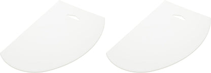 Ateco Large Plastic Bowl Scraper & Icing Smoother , White