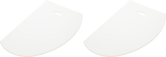 Ateco Large Plastic Bowl Scraper & Icing Smoother , White