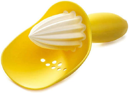 Joseph Joseph Catcher Citrus Reamer with Seed Catcher, Yellow
