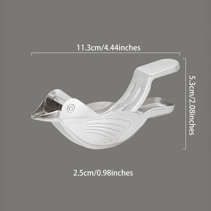 Manual Lemon Juicer, Manual Lemon Slice Squeezer, Portable Lime Press, Bird Shape Hand Juicer for Orange Lime Pomegranate