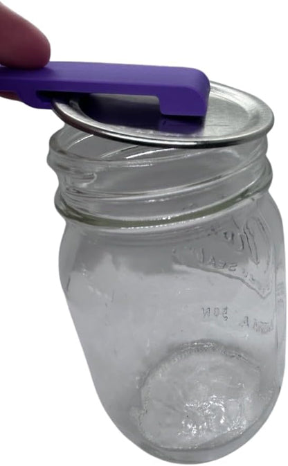 Canning and Mason Jar Opener, Easy Release Vacuum Seal for all lids magnetic (Black)