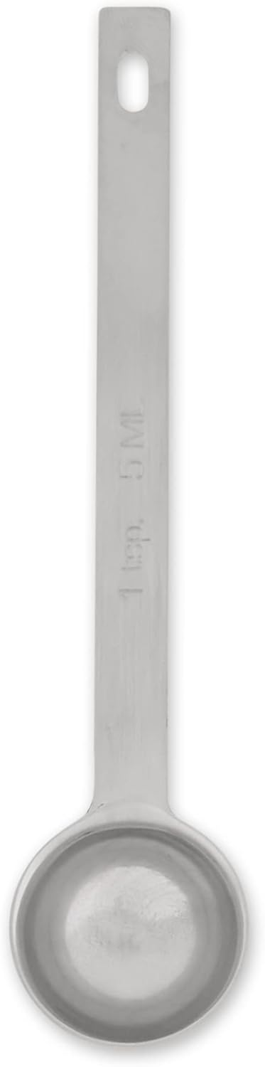 RSVP International Endurance Kitchen Collection Open Stock Measuring Spoon, Stainless Steel, Dishwasher Safe, 0.5-Teaspoon