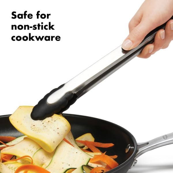 OXO Good Grips 2-Piece Tongs with Nylon Heads Set