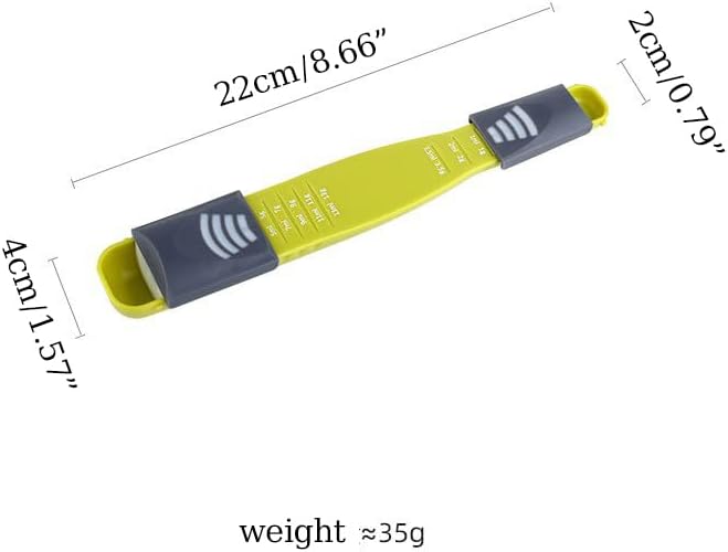 Adjustable Measuring Spoon ? 1g-13g & 1ml-13ml Precision Measuring Tool for Baking, Cooking, Meal Prep & Baby Formula ? BPA-Free Kitchen Gadget