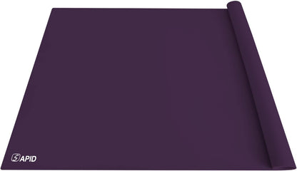 Extra Large Silicone Mat 36" x 24" Place Mats, Heat Resistant Mat for Kitchen Countertop Protector, Thick Placemats Washable Silicone Mats for Kitchen Counter Mat Dining Table Mat, Grey, Sapid