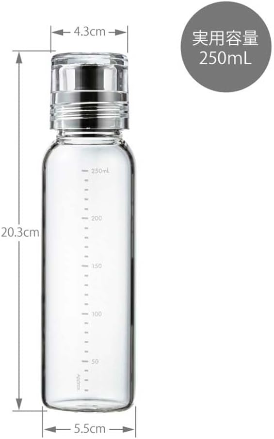 Hario Dressing Bottle, 250ml, Black