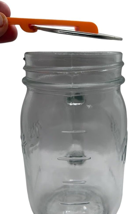 Canning and Mason Jar Opener, Easy Release Vacuum Seal for all lids magnetic (Black)