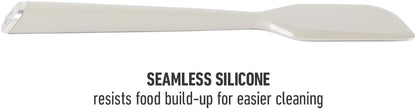 Calphalon Prime Scraper Set, 2-Piece Silicone Kitchen Scraper Set, Flexible Baking & Cooking Scrapers, Heat-Resistant Nonstick-Safe Tools with Ergonomic Handles, Navy